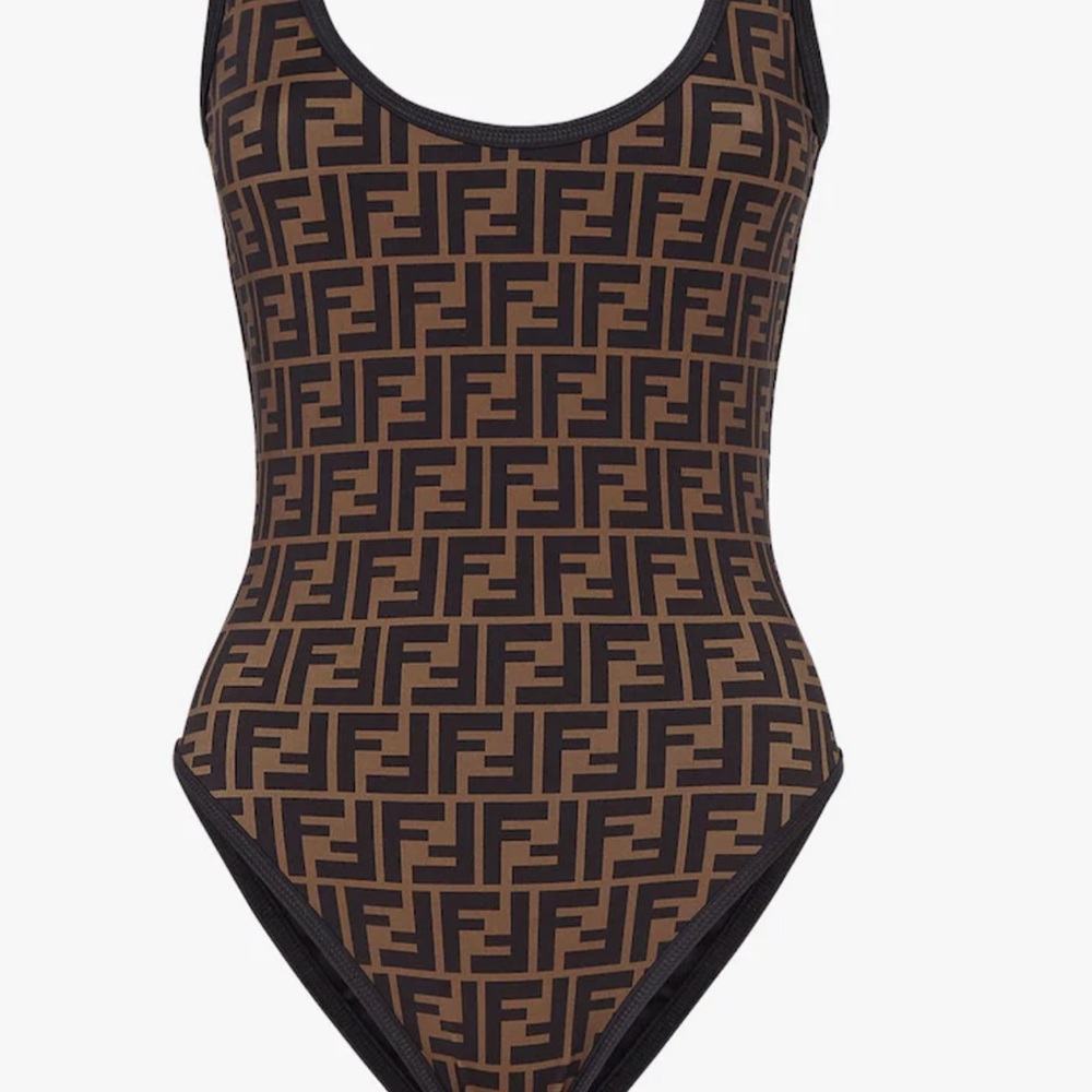 Fendi One Piece FF Monogram Swimsuit BNWT
